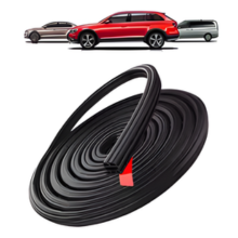 3-Layer Seal Strip Car Door Seal Strips Sound Insulation Weatherstrip Accessories Auto 5M Rubber Strips